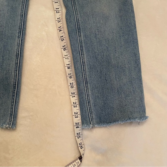 Denim Forum The Arlo High Rise Straight High-waisted straight jeans blue - Picture 7 of 13